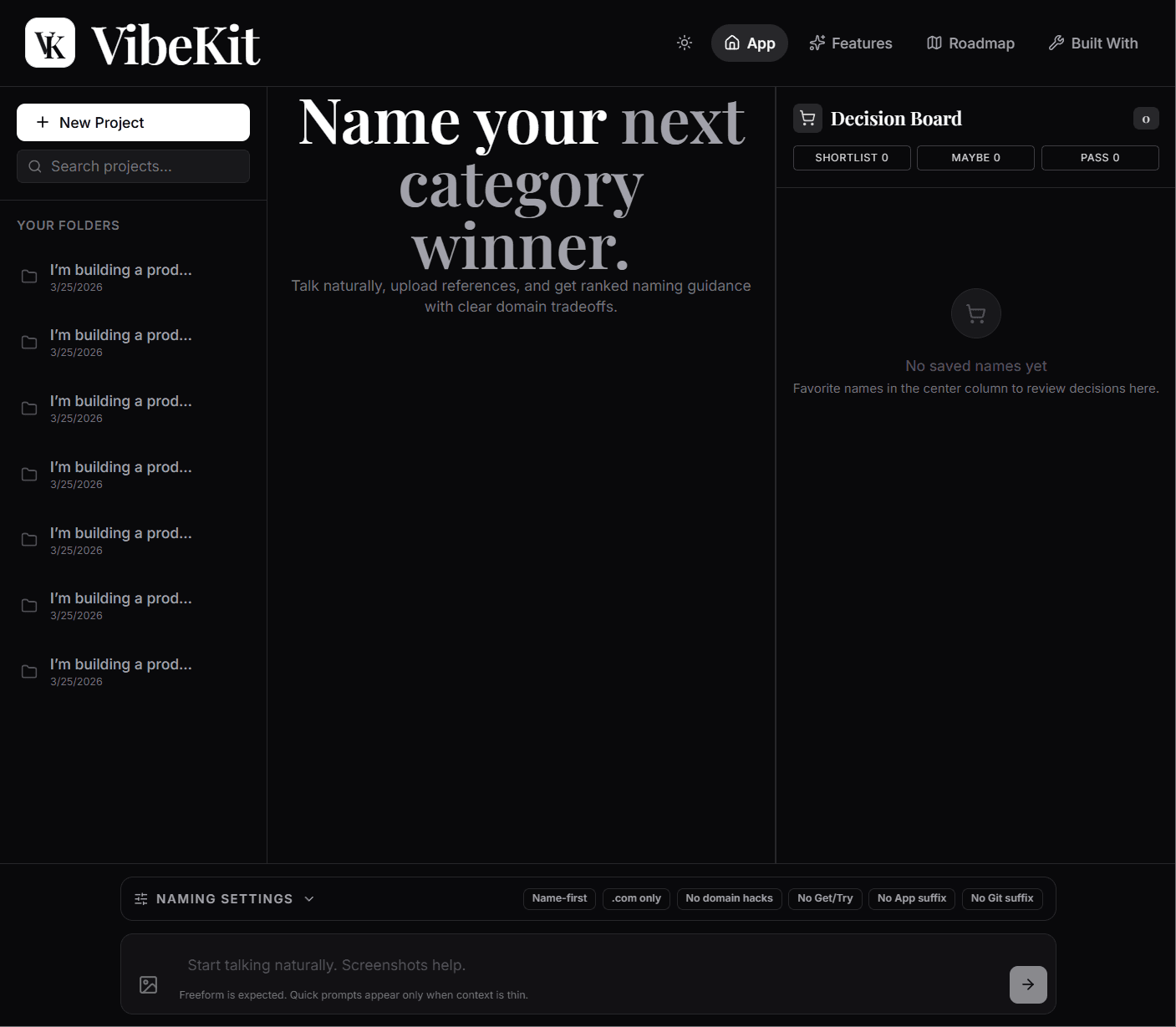 Vibe Kit screenshot